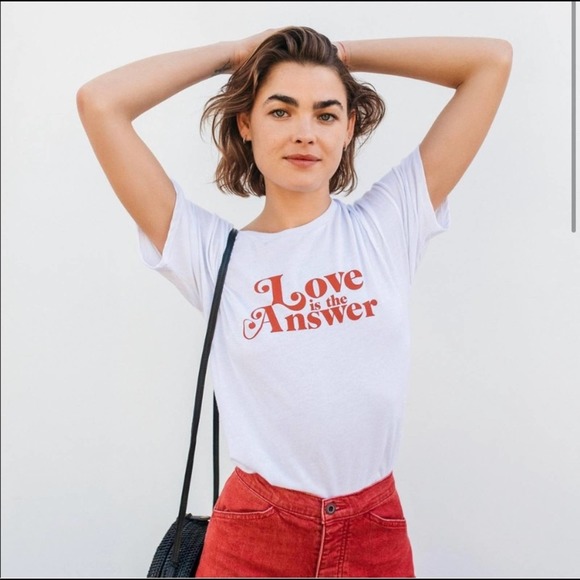 Love is the Answer Amuse Society Graphic Tee - Picture 1 of 6